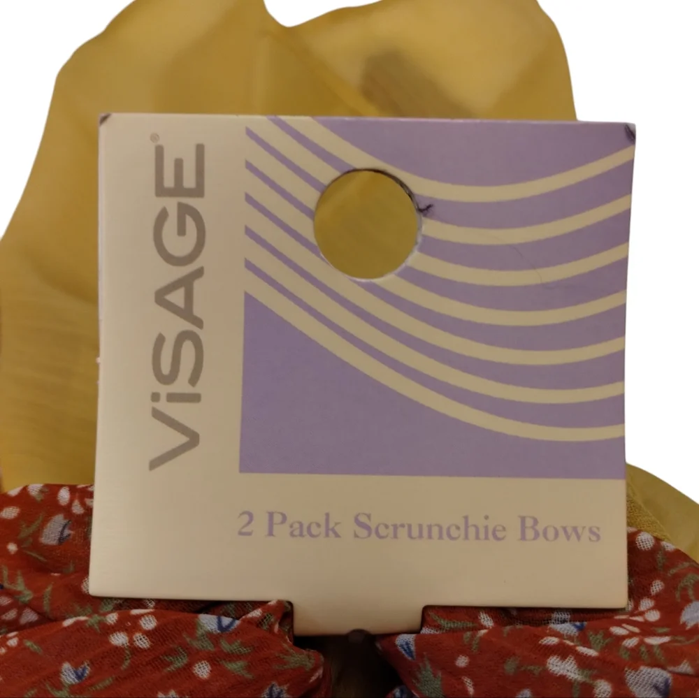 Visage Scrunchie Bows 2-pack New Hair Accessories